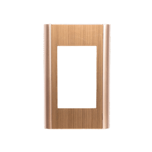 Tapa Acero Inoxidable Borde Dorado