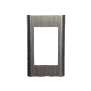 Tapa Acero Inoxidable Borde Negro