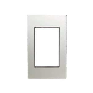 Tapa Acrilica Plata y Borde Cromado