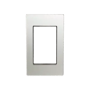 Tapa Acrilica Plata y Borde Cromado