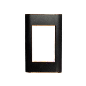 Tapa Negra Borde Dorado