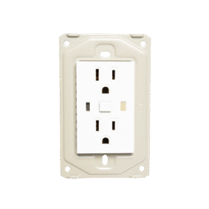 Toma Doble GFCI - Blanco