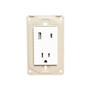 Toma Sencillo + 1 USB + 1 USB C