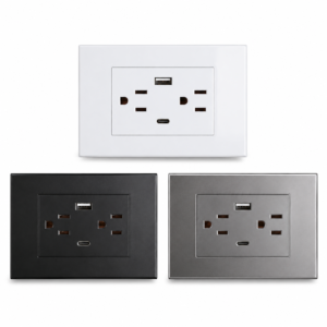 Toma Doble + 1USB + 1USBC