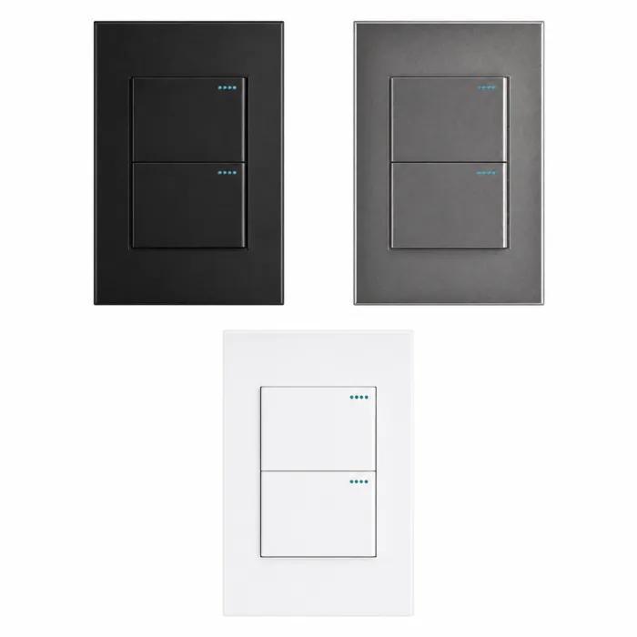 Interruptor doble - selene - 3 referencias Interruptor doble - selene - 3 referencias